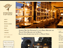 Tablet Screenshot of cornerstavern.com